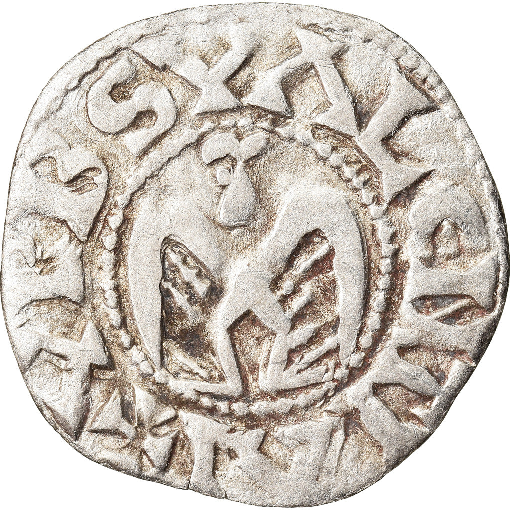 Moneta, Francia, Denarius, Valence, BB, Argento, Boudeau:1021