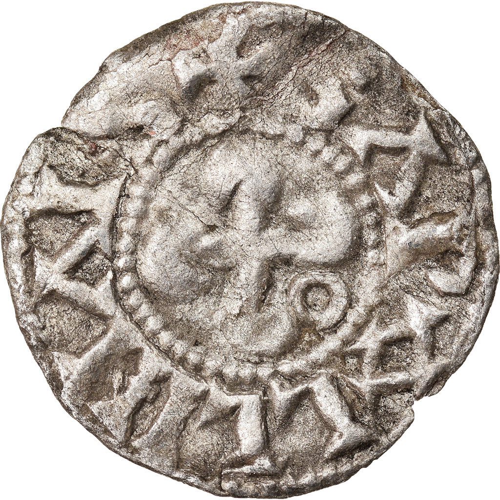 Münze, Frankreich, Denarius, Valence, SS, Silber, Boudeau:1021