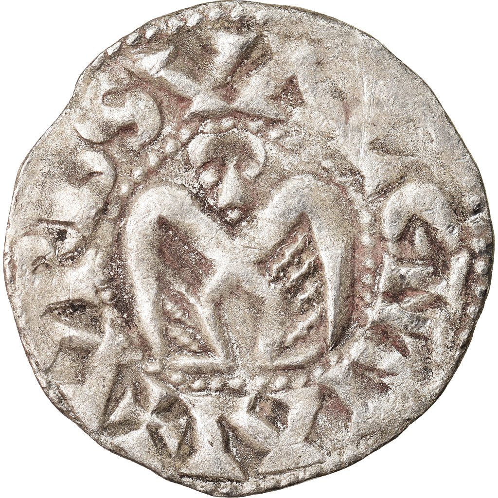 Coin, France, Denarius, Valence, EF(40-45), Silver, Boudeau:1021