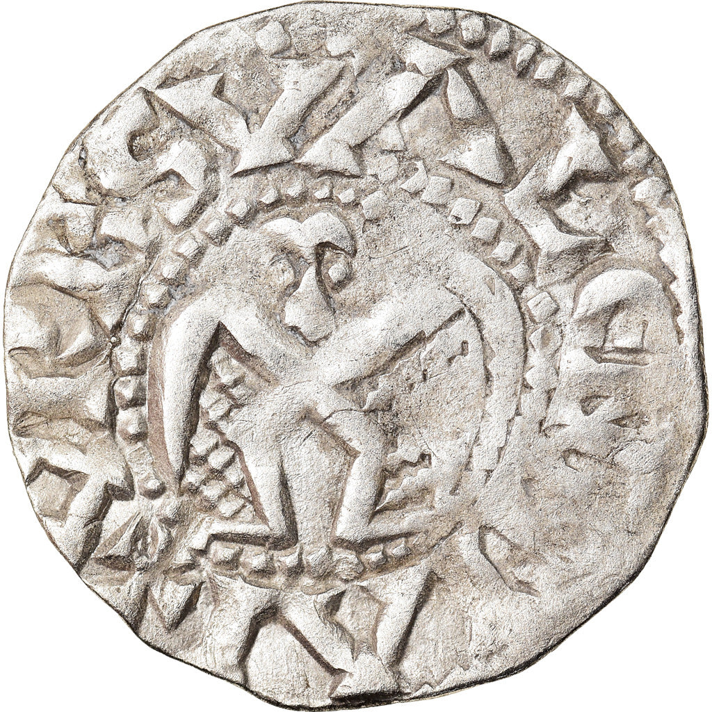 Münze, Frankreich, Denarius, Valence, SS, Silber, Boudeau:1021