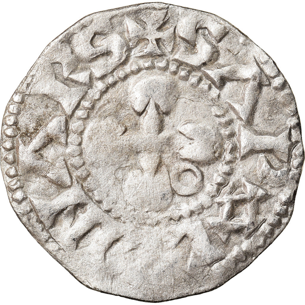 Münze, Frankreich, Denarius, Valence, SS, Silber, Boudeau:1021