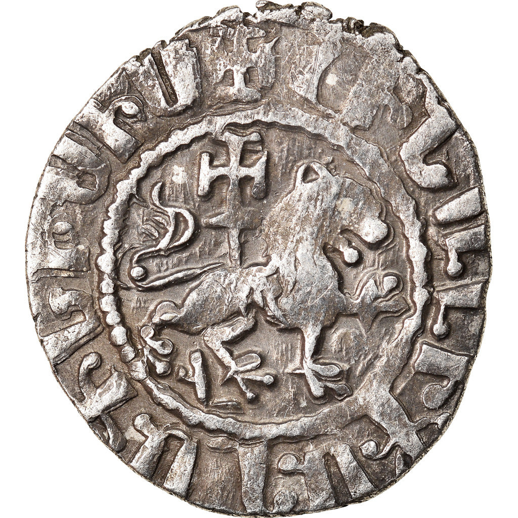 Coin, Crusades, Armenia, Levon II, Tram, VF(30-35), Silver
