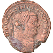 Coin, Maximianus, Follis, Rome, VF(20-25), Billon, RIC:111b
