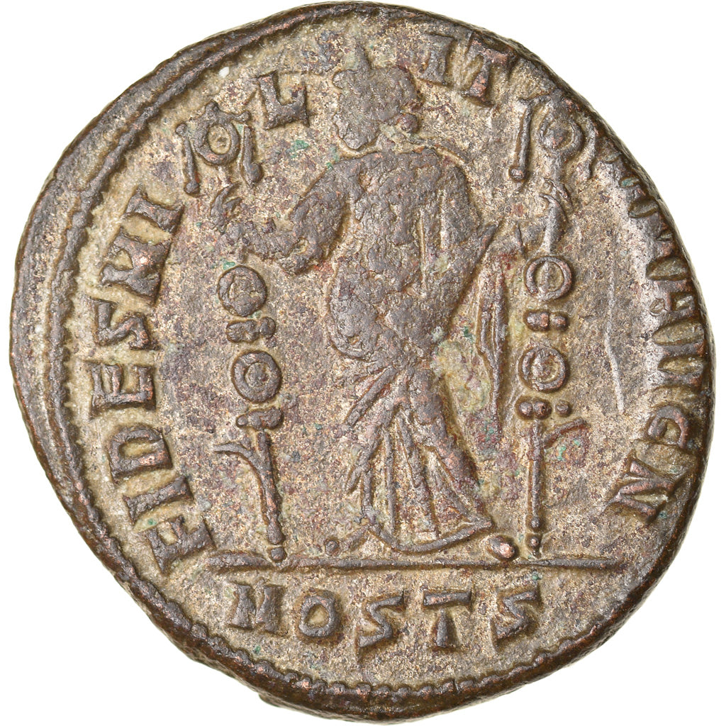 Coin, Maxentius, Follis, Ostia, AU(50-53), Billon, RIC:45
