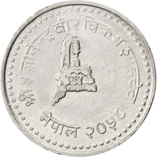 NEPAL, 25 Paisa, 2001, Kathmandu, KM #1148, MS(63), Aluminum, 20, 0.78
