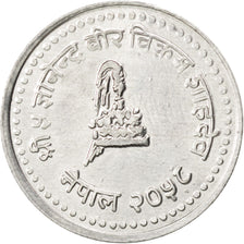 Nepal, SHAH DYNASTY, Gyanendra Bir Bikram, 50 Paisa, 2001, SPL, Alluminio, KM...