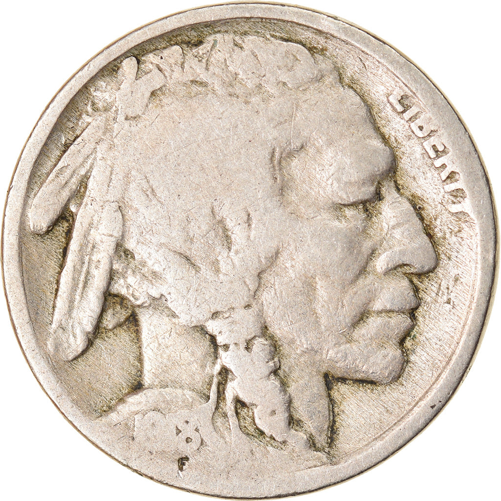 Munten, Verenigde Staten, Buffalo Nickel, 5 Cents, 1918, U.S. Mint