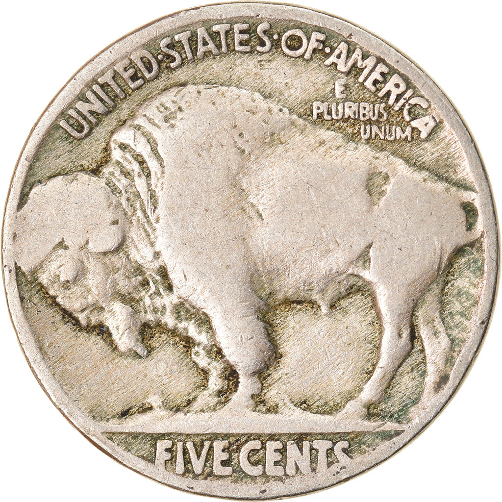 Munten, Verenigde Staten, Buffalo Nickel, 5 Cents, 1918, U.S. Mint