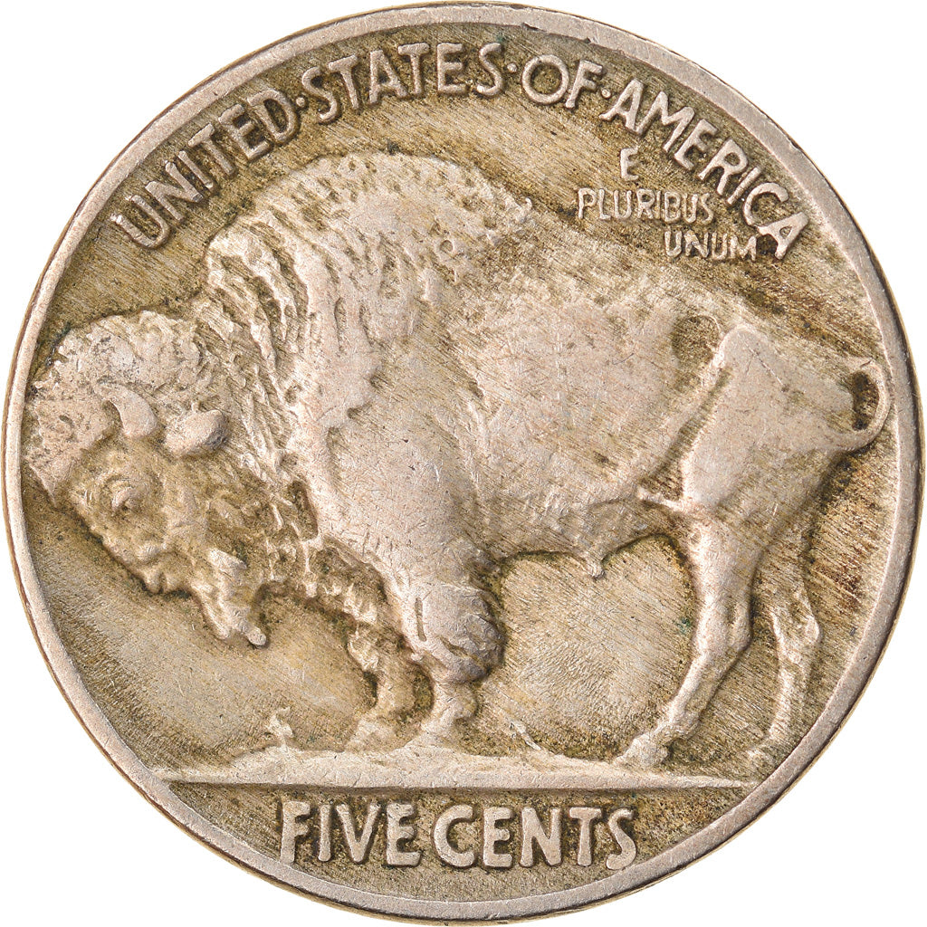 Moneda, Estados Unidos, Buffalo Nickel, 5 Cents, 1917, U.S. Mint, Philadelphia