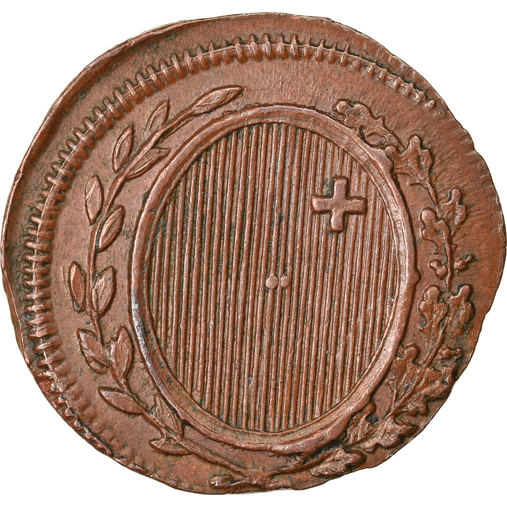 Coin, SWISS CANTONS, SCHWYZ, Angster, 1812, EF(40-45), Copper, KM:55
