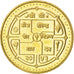 NEPAL, 5 Rupee, 1996, KM #1075.2, MS(63), Brass, 25, 7.82