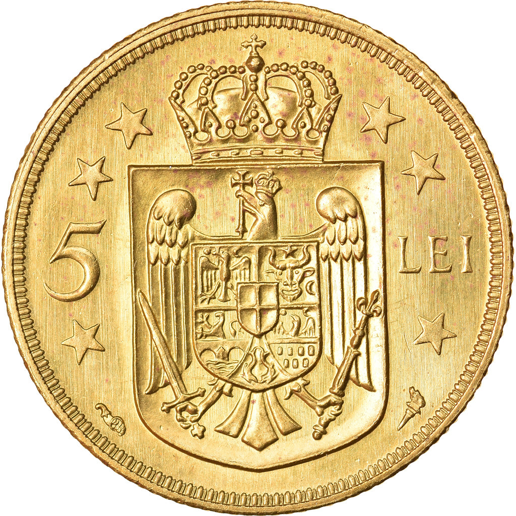 Moneta, Romania, Mihai I, 5 Lei, 1930, Paris, SPL, Nichel-ottone, KM:48