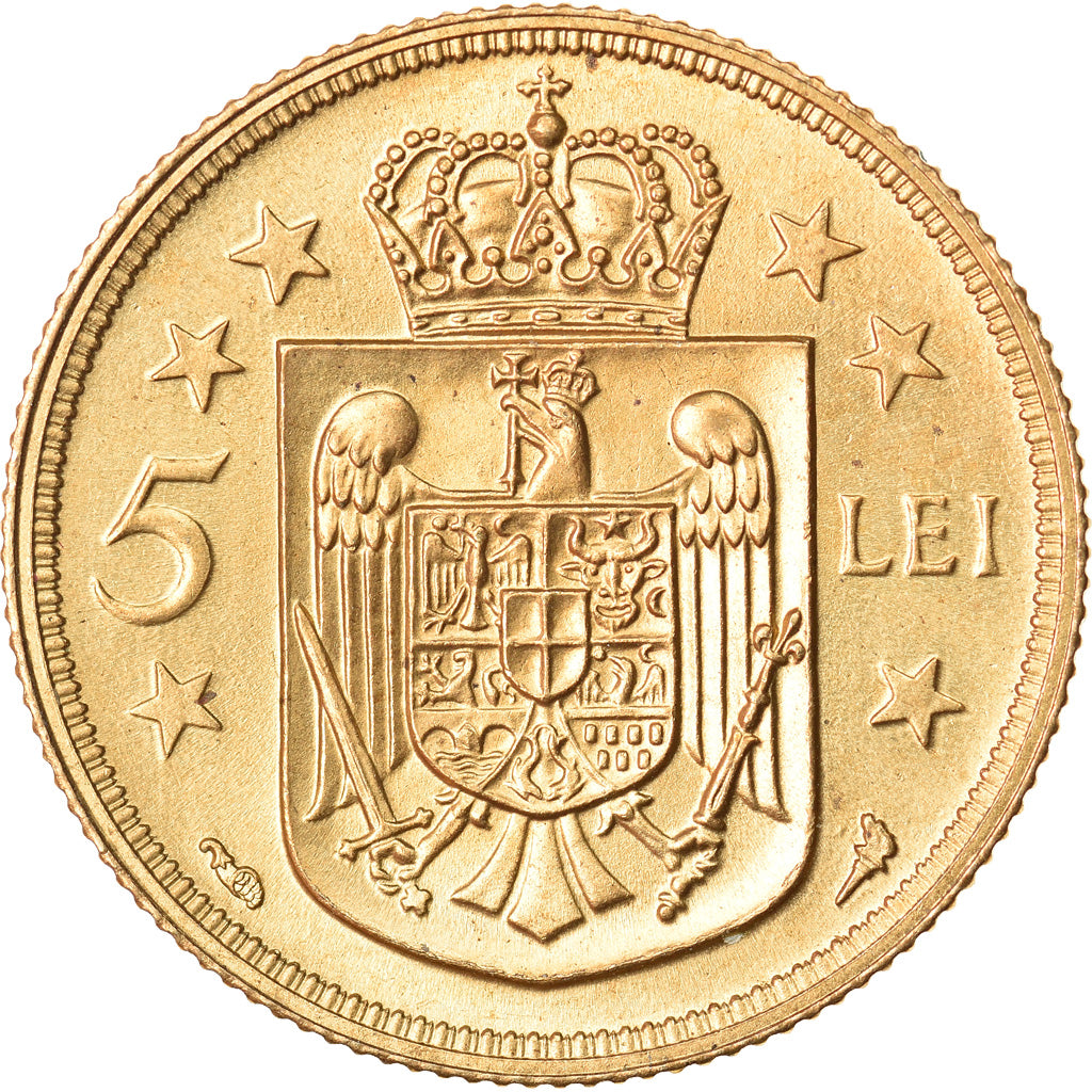 Monnaie, Roumanie, Mihai I, 5 Lei, 1930, Paris, SPL, Nickel-brass, KM:48