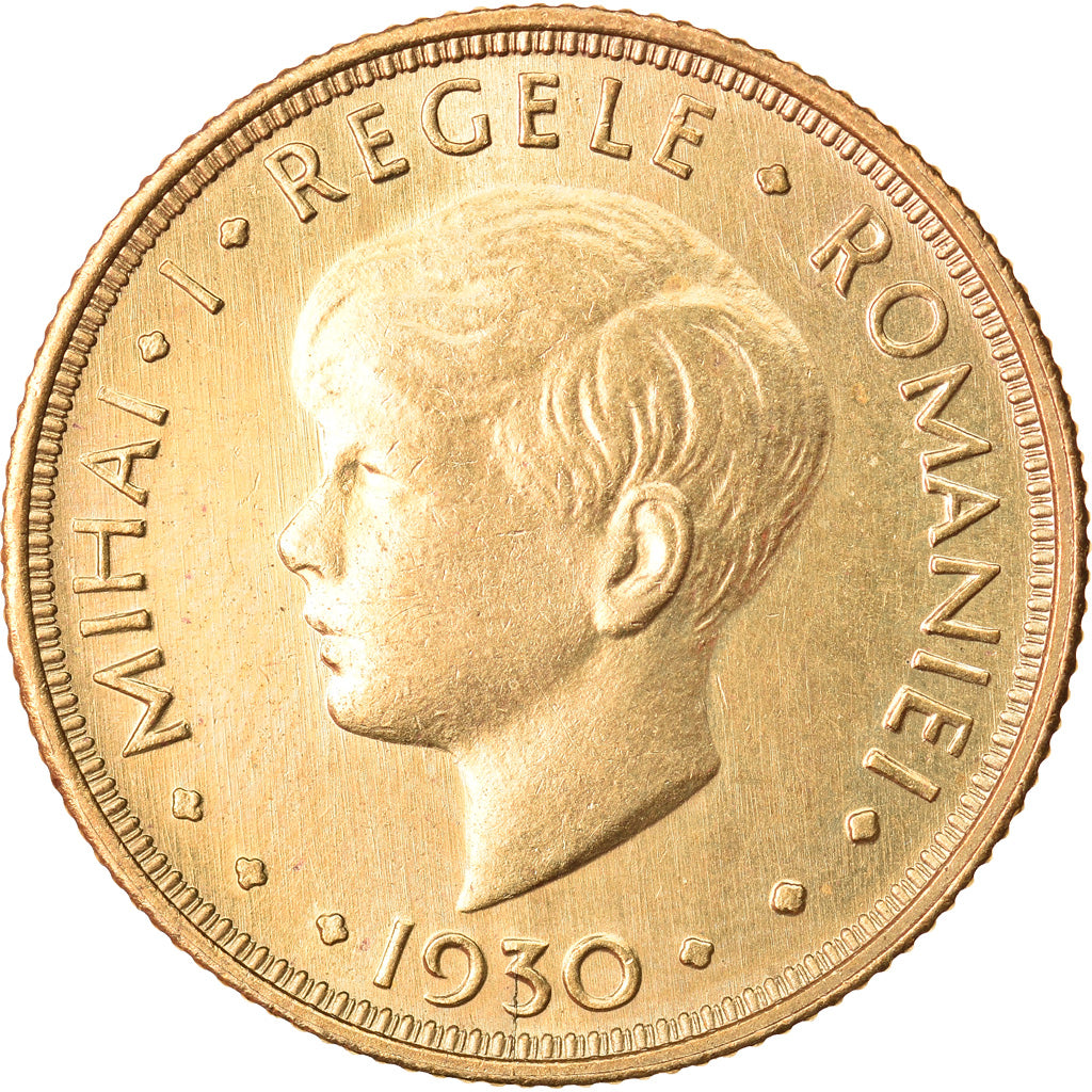 Coin, Romania, Mihai I, 5 Lei, 1930, Paris, MS(63), Nickel-brass, KM:48