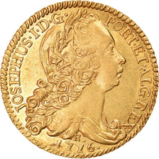 Moneta, Brazylia, Jose I, 6400 Reis, 1776, Rio de Janeiro, AU(55-58), Złoto