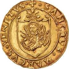 Moneta, Włochy, VENICE, Andrea Gritti, Scudo, Venice, AU(55-58), Złoto