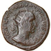 Münze, Trajan Decius, Double Sestertius, Roma, S+, Bronze, Cohen:39