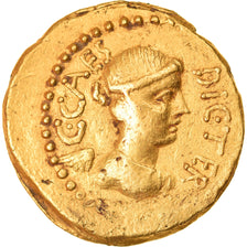 Jules César, Aureus, 45 BC, Rome, Très rare, Or, SUP, Crawford:475/1a