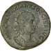 Moneta, Trajan Decius, Double Sestertius, Roma, AU(50-53), Bronze, Cohen:39