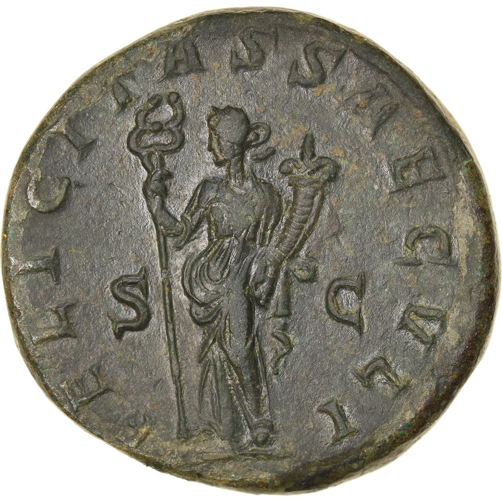 Coin, Trajan Decius, Double Sestertius, Roma, AU(50-53), Bronze, Cohen:39