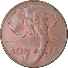 Coin, Somalia, 10 Centesimi, 1950, MS(65-70), Copper, KM:3