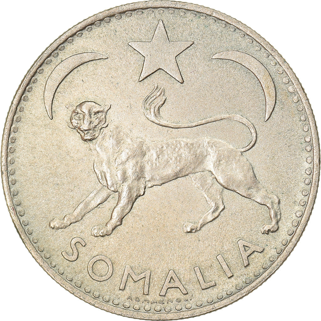 Münze, Somalia, 50 Centesimi, 1950, STGL, Silber, KM:4
