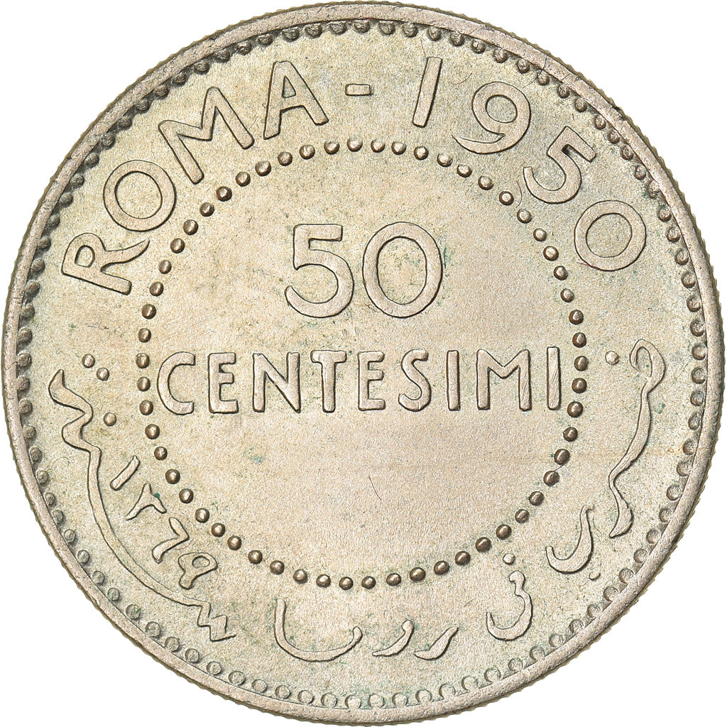 Münze, Somalia, 50 Centesimi, 1950, STGL, Silber, KM:4
