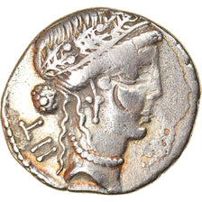 Coin, Julius Caesar, Denarius, Rome, VF(30-35), Silver, Crawford:452/2