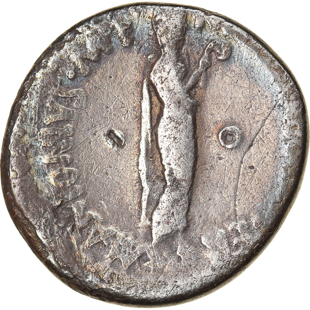 Moeda, Marcus Antonius, Denarius, Athens, Rara, VF(20-25), Prata, Crawford:533/2
