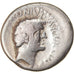 Münze, Marcus Antonius, Denarius, Traveling Mint, Rare, S+, Silber