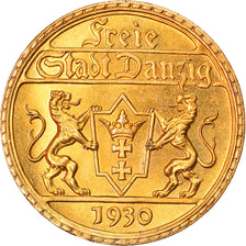 Coin, DANZIG, 25 Gulden, 1930, DANZIG, MS(65-70), Gold, KM:150