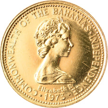 Coin, Bahamas, Elizabeth II, 50 Dollars, 1973, MS(63), Gold, KM:45