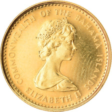 Coin, Bahamas, Elizabeth II, 10 Dollars, 1971, MS(63), Gold, KM:26.2