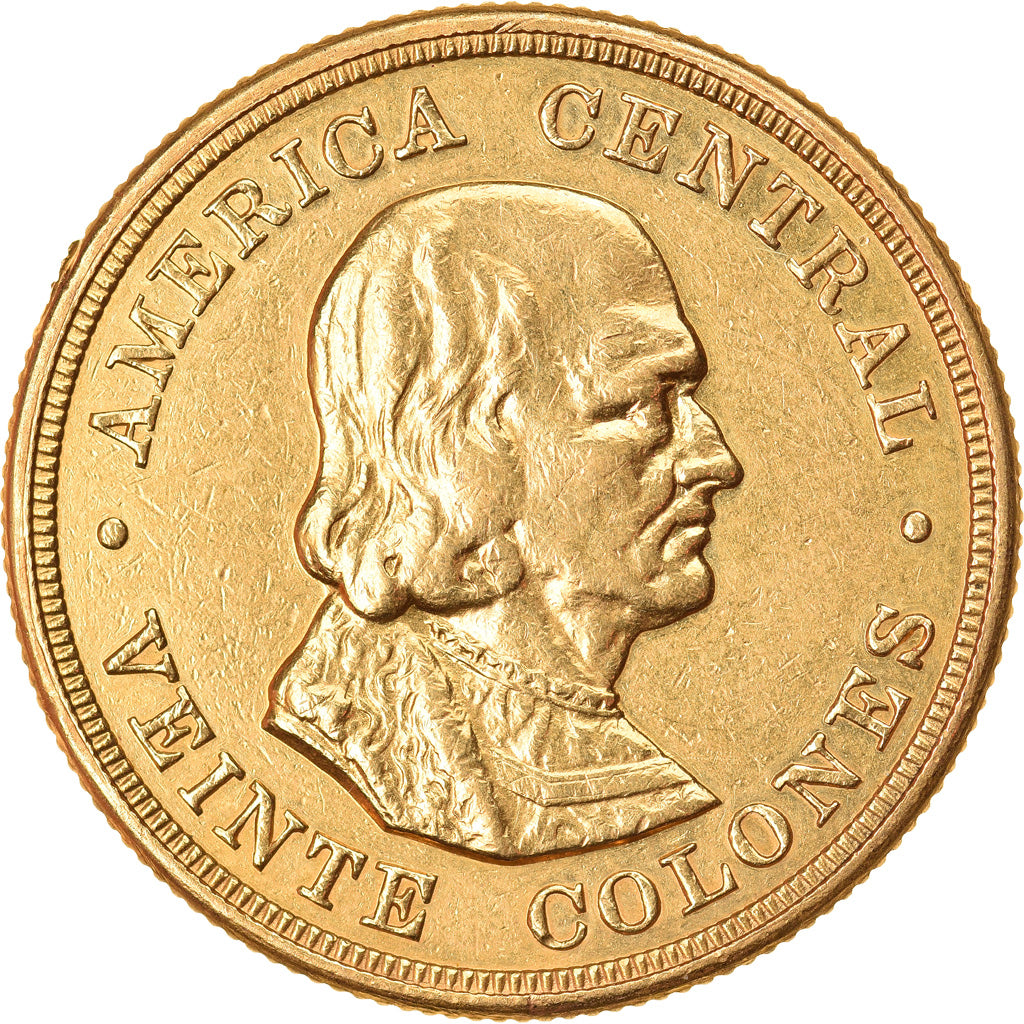 Monnaie, Costa Rica, 20 Colones, 1899, SPL, Or, KM:141