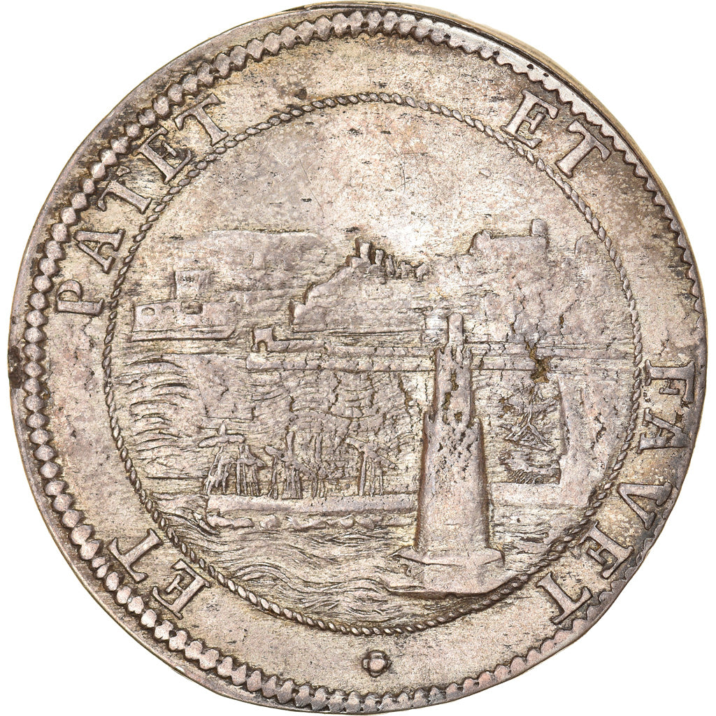 Moneta, STATI ITALIANI, LIVORNO, Tollero, 1697, Florence, MB+, Argento, KM:16.4