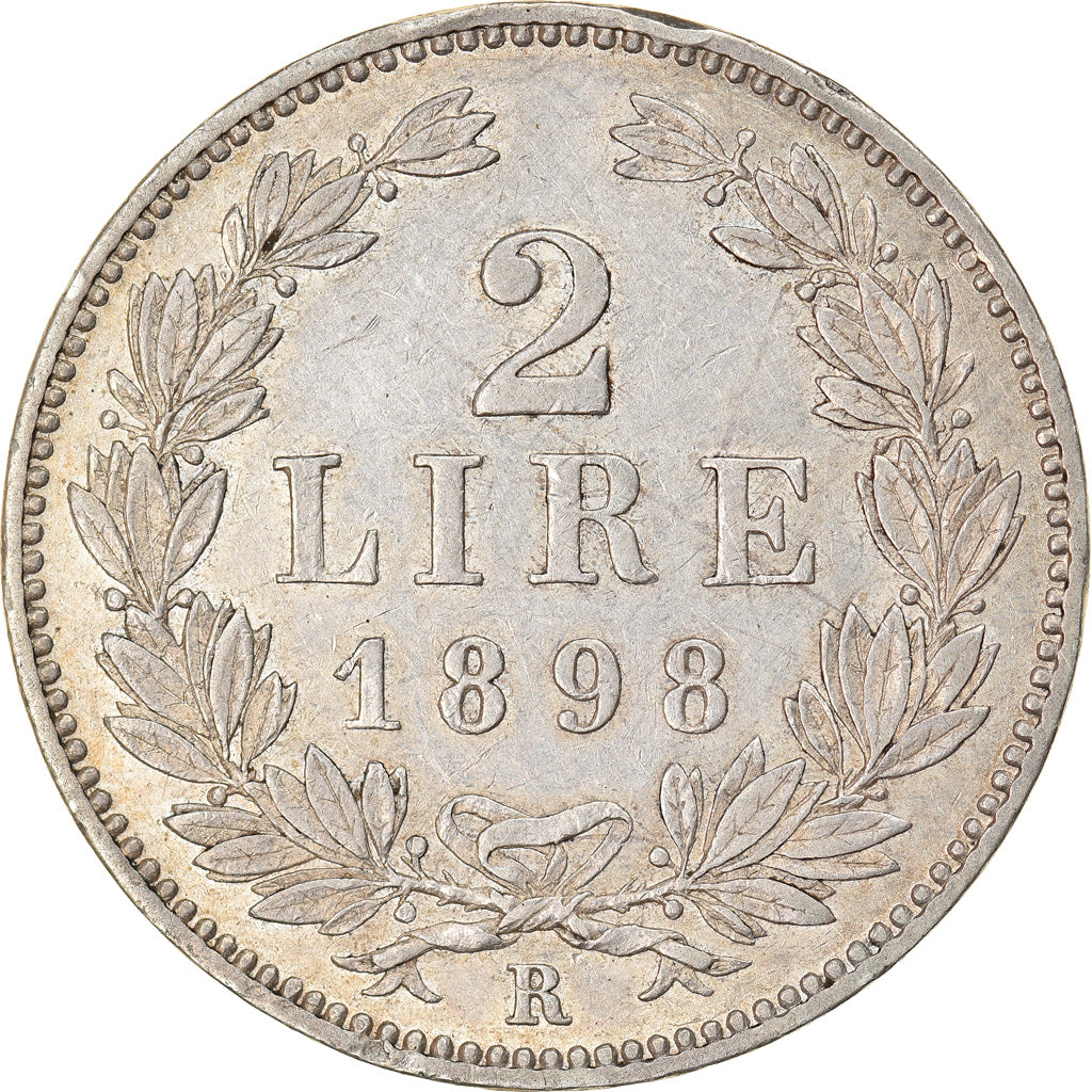 Münze, San Marino, 2 Lire, 1898, Rome, VZ, Silber, KM:5
