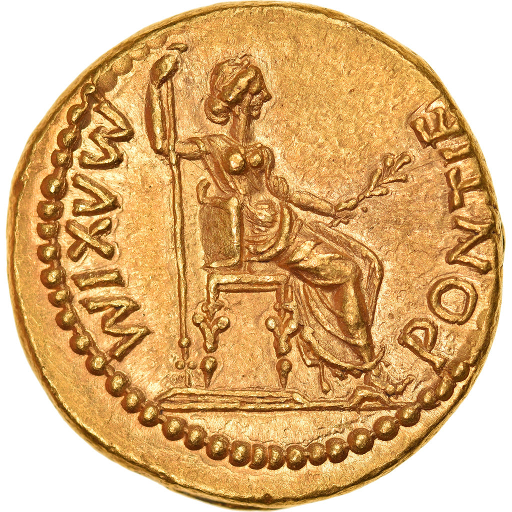 Coin, Tiberius, Aureus, Lyon - Lugdunum, MS(64), Gold, RIC:29