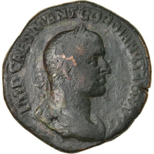 Coin, Gordian II, Sestertius, 238, Rome, Very rare, VF(20-25), Bronze, RIC:14