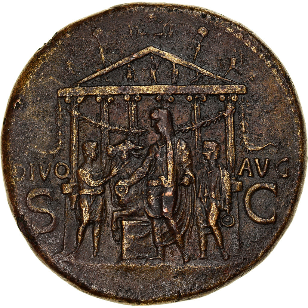 Münze, Caligula, Sesterz, 39-40, Rome, Very rare, VZ, Bronze, RIC:44