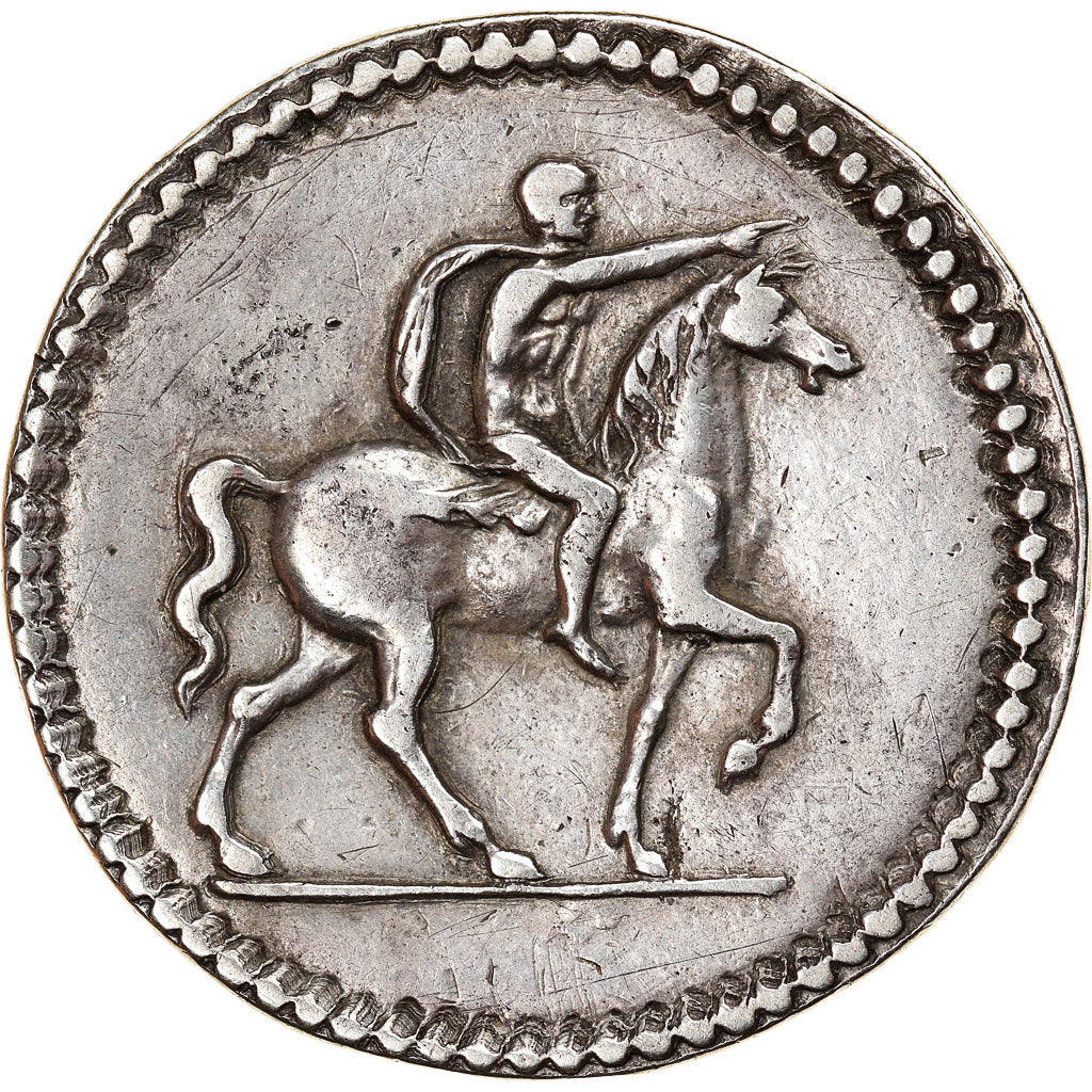 Moneta, STATI ITALIANI, Ercole I d'Este, Teston, 1502-1504, Ferrara, Very rare