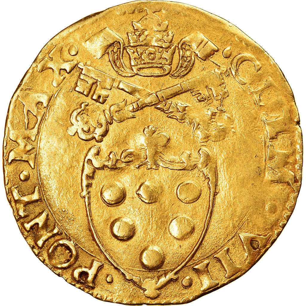 Coin, Vatican, Clément VII, Scudo d'Oro, Bologna, EF(40-45), Gold