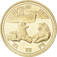 JAPAN, 500 Yen, 2007, Osaka, KM #137, MS(63), Copper-Nickel-Zinc, 26.5, 7.00