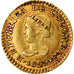 Moneda, Colombia, Peso, 1829, Bogota, MBC, Oro, KM:84