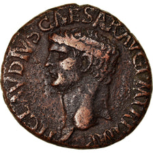 Coin, Claudius, As, 42-43, Rome, AU(50-53), Bronze, RIC:116