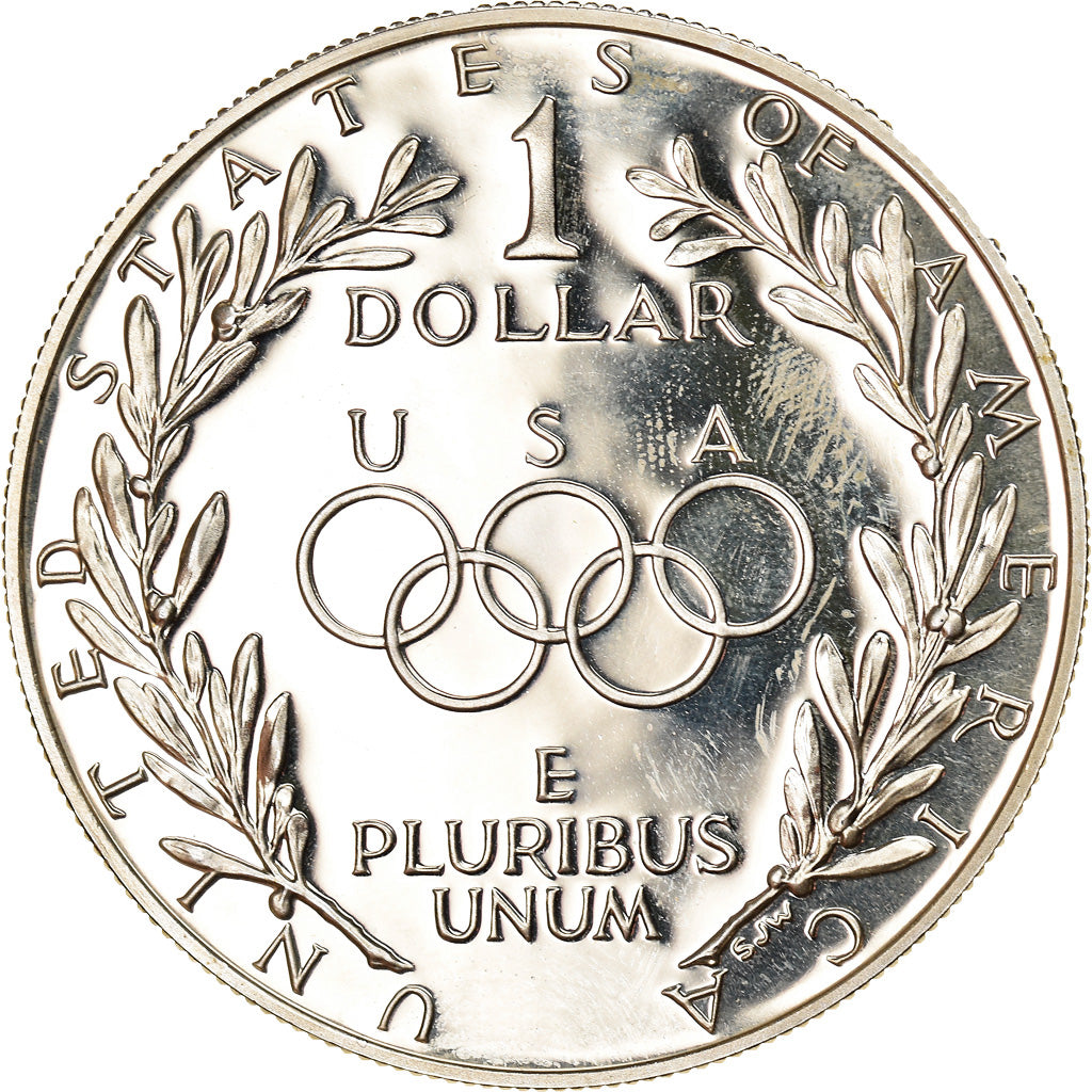 Coin, United States, Dollar, 1988, U.S. Mint, San Francisco, MS(63), Silver