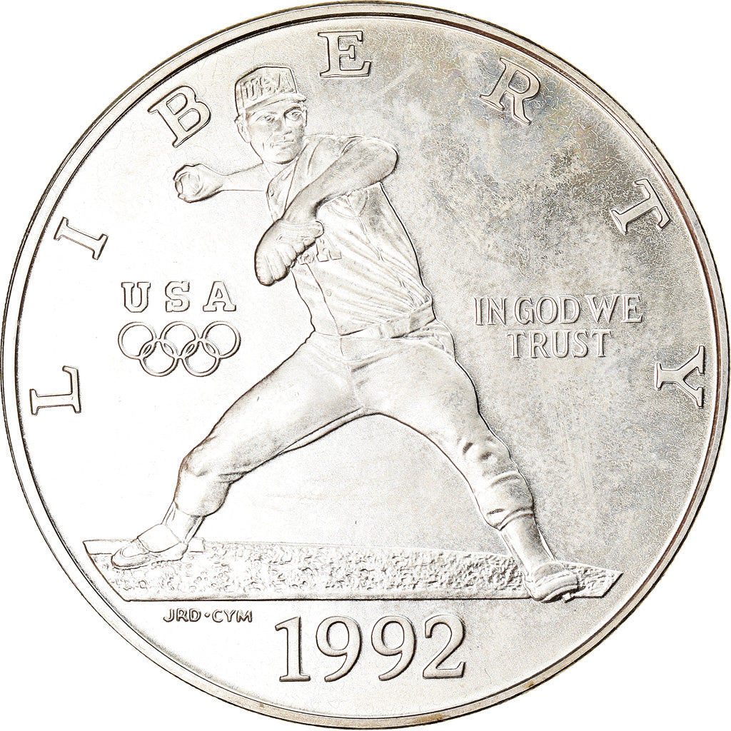 Coin, United States, Dollar, 1992, U.S. Mint, San Francisco, MS(63), Silver