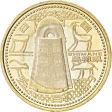 Coin, Japan, Akihito, 500 Yen, 2008, MS(63), Bi-Metallic, KM:145
