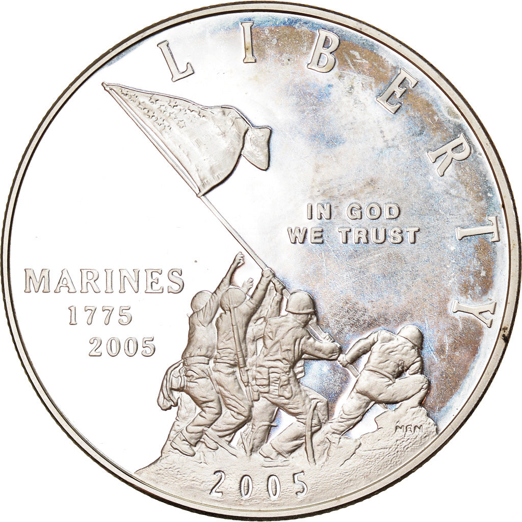 Münze, Vereinigte Staaten, Dollar, 2005, U.S. Mint, Philadelphia, UNZ, Silber