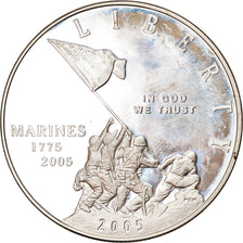 Münze, Vereinigte Staaten, Dollar, 2005, U.S. Mint, Philadelphia, UNZ, Silber
