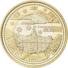 Coin, Japan, Akihito, 500 Yen, 2008, MS(63), Bi-Metallic, KM:141